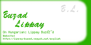 buzad lippay business card